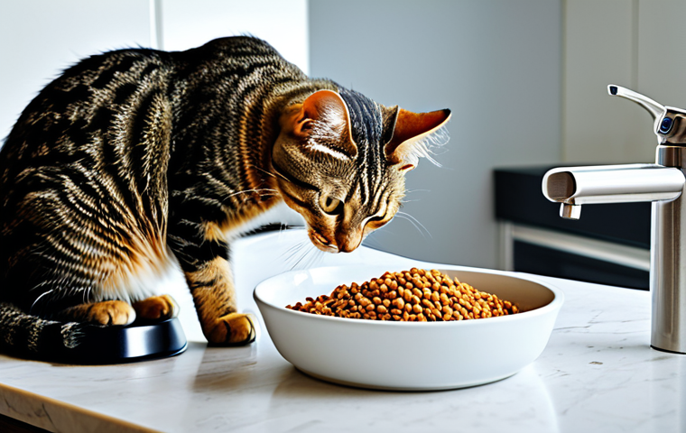 고양이 입양 전 준비물 - Cat's Haven**

"A cozy cat basket in a bright living room, surrounded by soft blankets and cushions,...