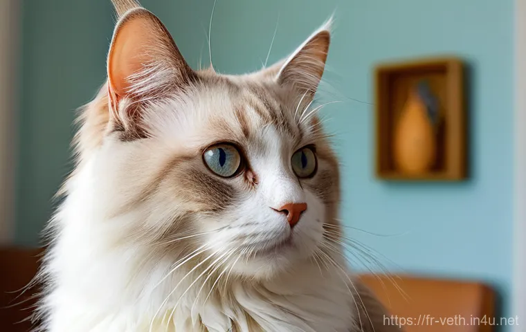 고양이 눈물 자국 제거법 - **Prompt 1: Understanding the Problem - A Thoughtful Observation**
"A medium shot of a beautiful...